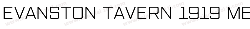 Evanston Tavern 1919 Medium Inline字体转换